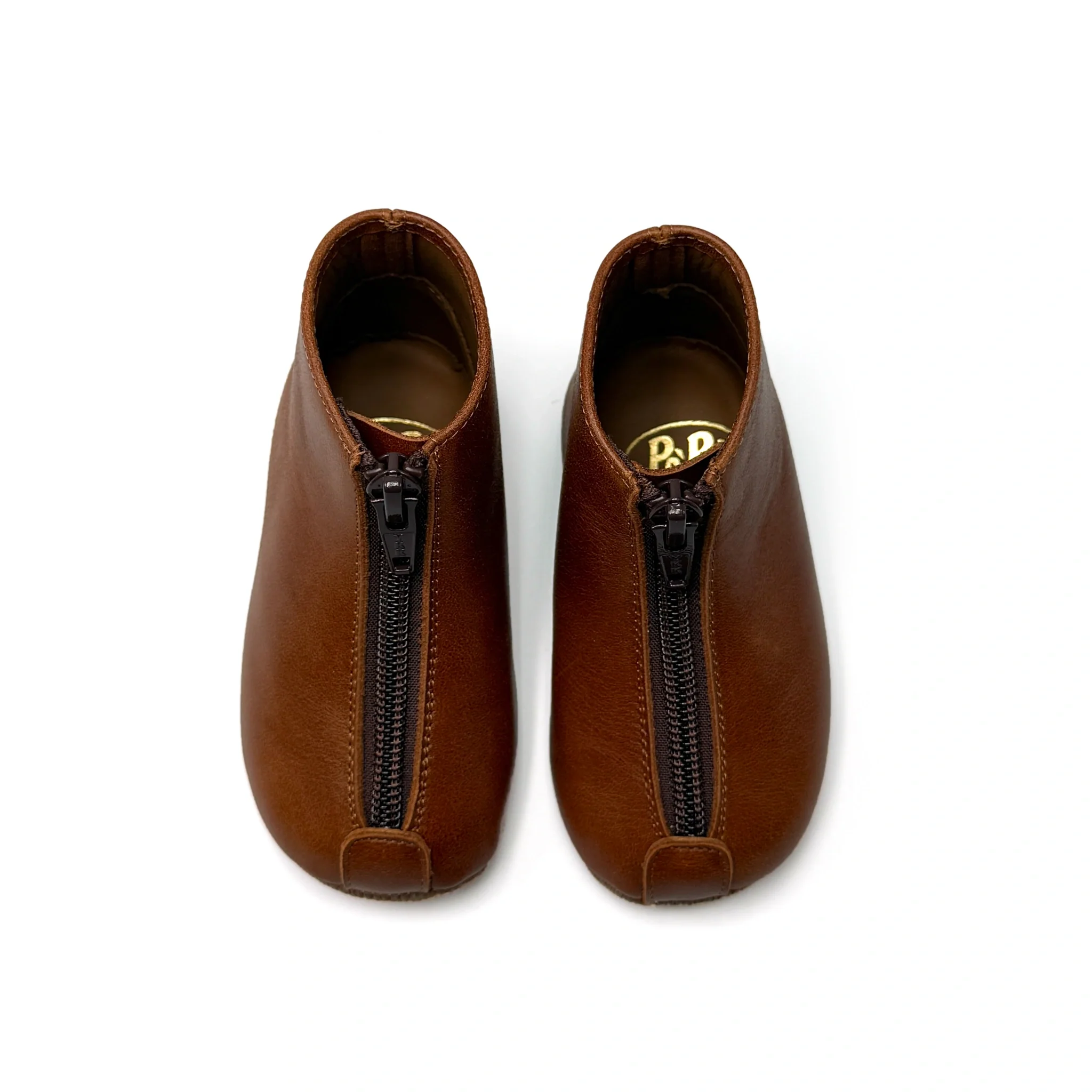 PEPE` Cacao Front Zipper Bootie - Image 3