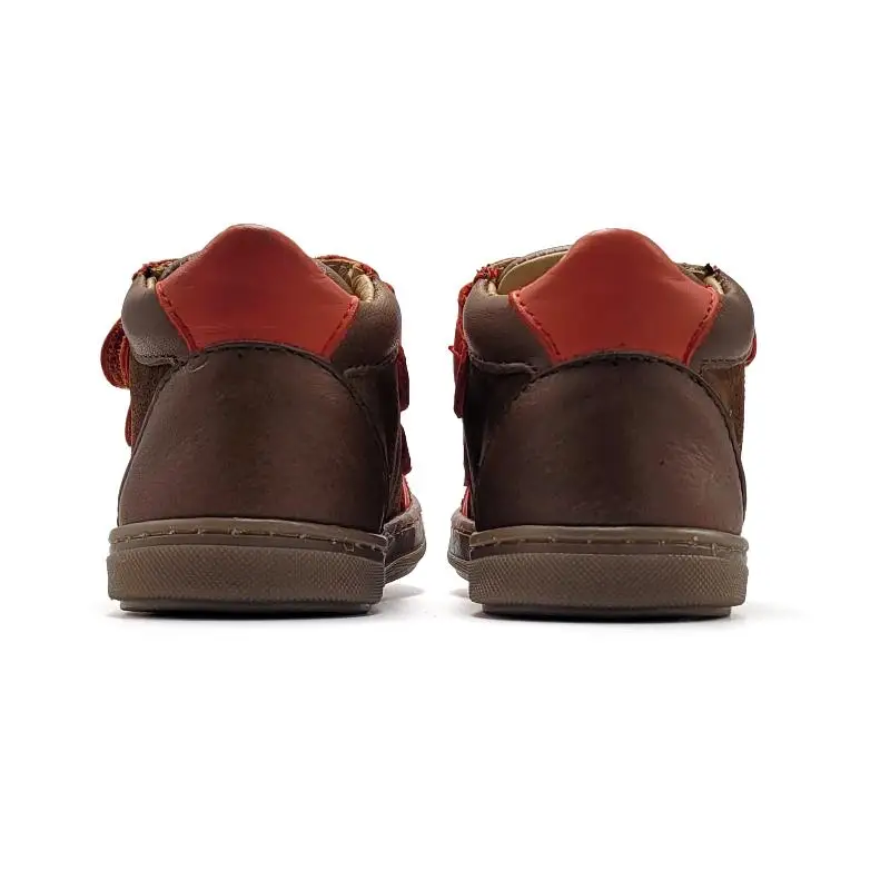 Acebos Brown Orange First Walker Sneaker 1329 - Image 4