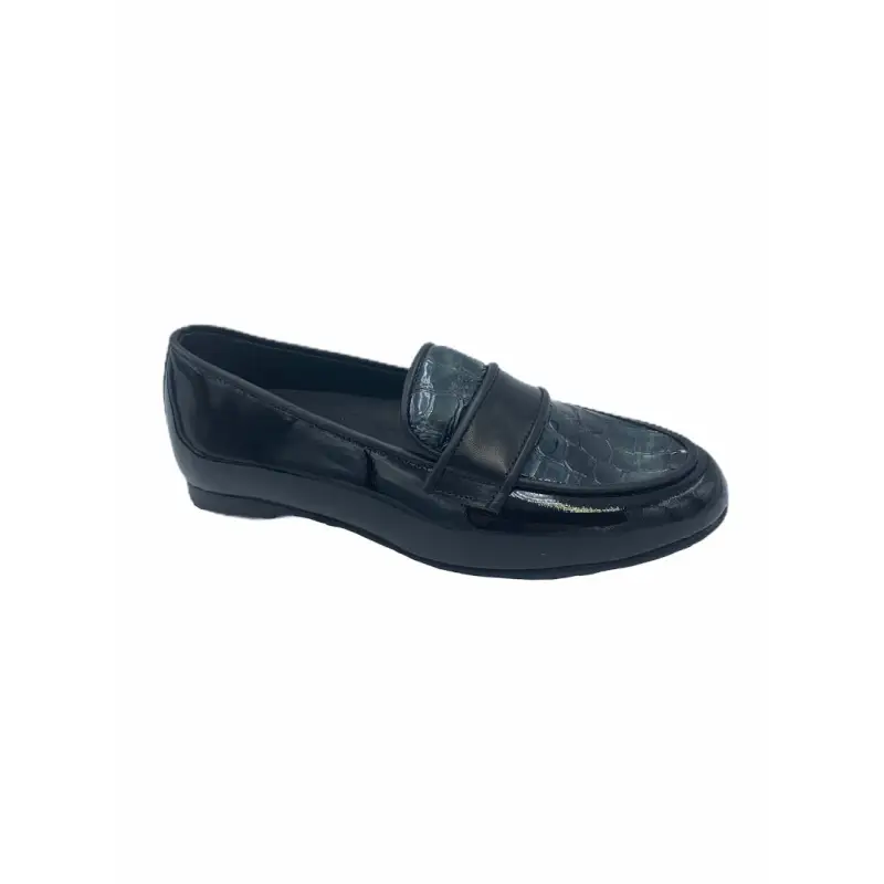 Andanines Black Patent Slip On