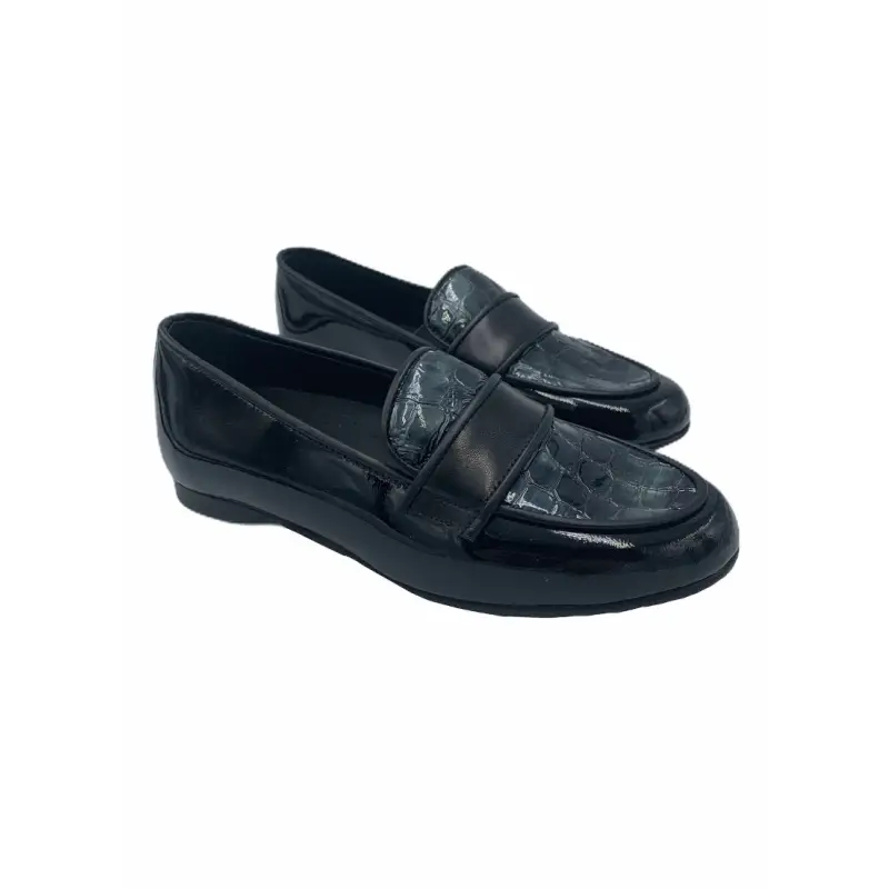 Andanines Black Patent Slip On - Image 3