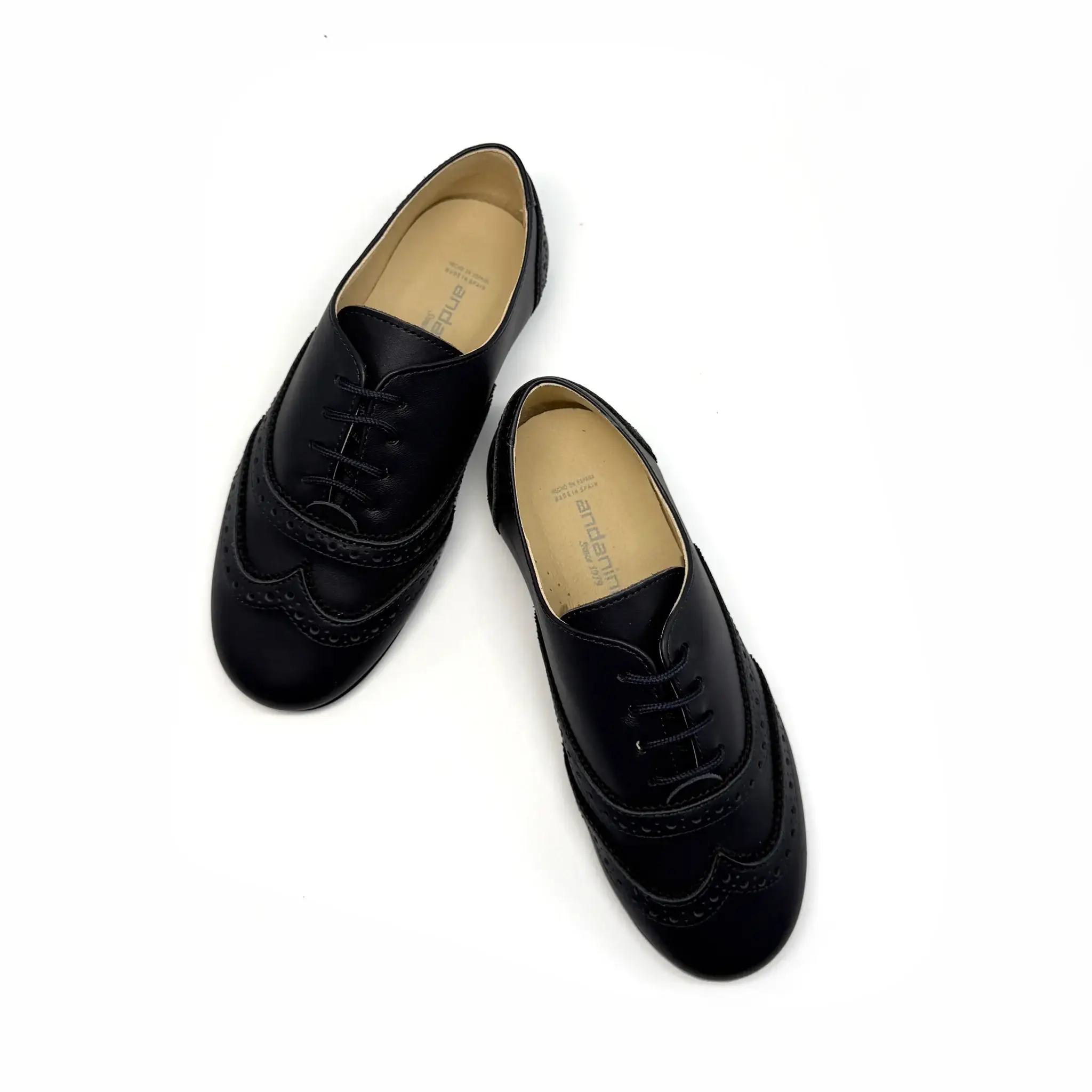 Andanines Blue Black Laced Oxford - Image 3
