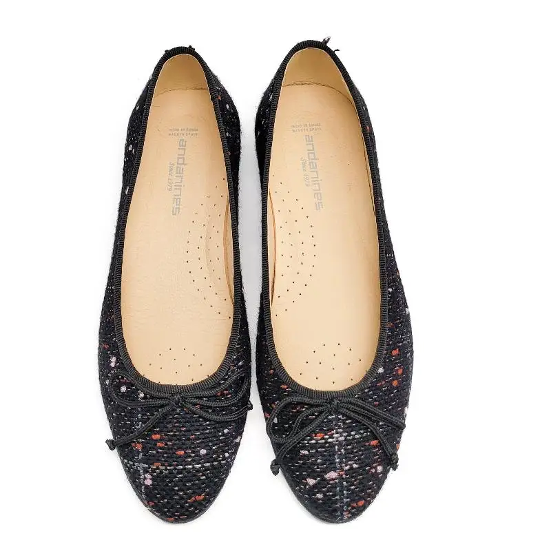 Andanines Chanel Black Ballet Flat - Image 2