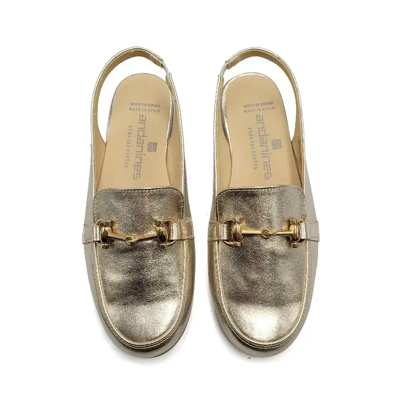 Andanines Gold Slingback Dress Shoe 231474 - Image 2