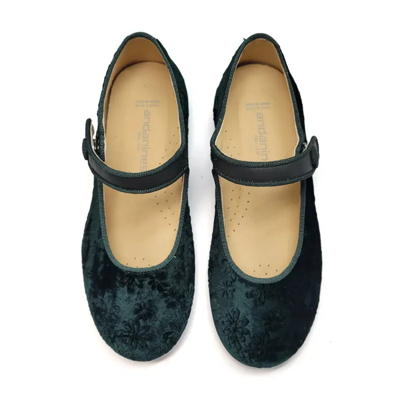 Andanines Green Floral Mary Jane - Image 2