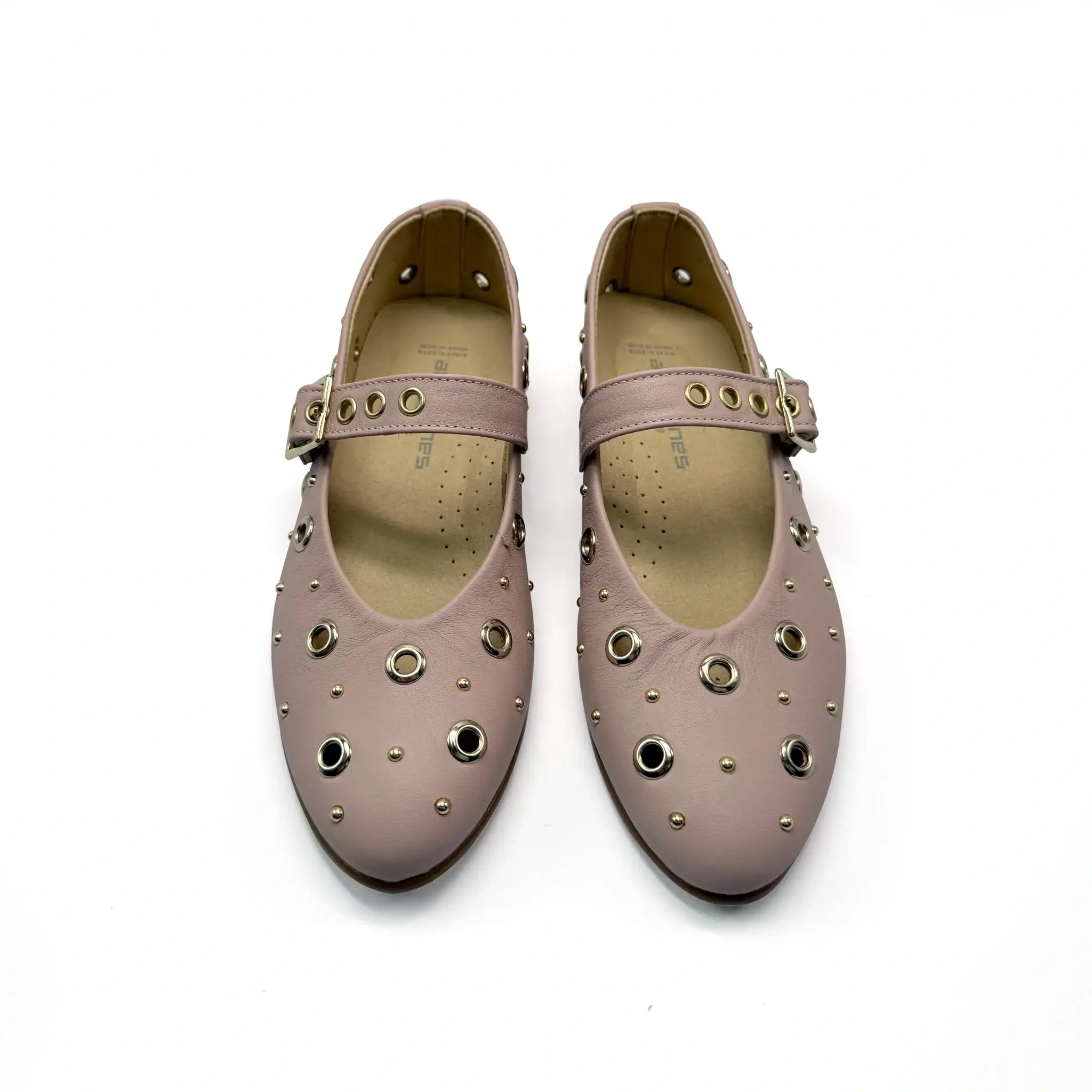 Andanines Powder Pink Embellished Mary Jane - Image 3