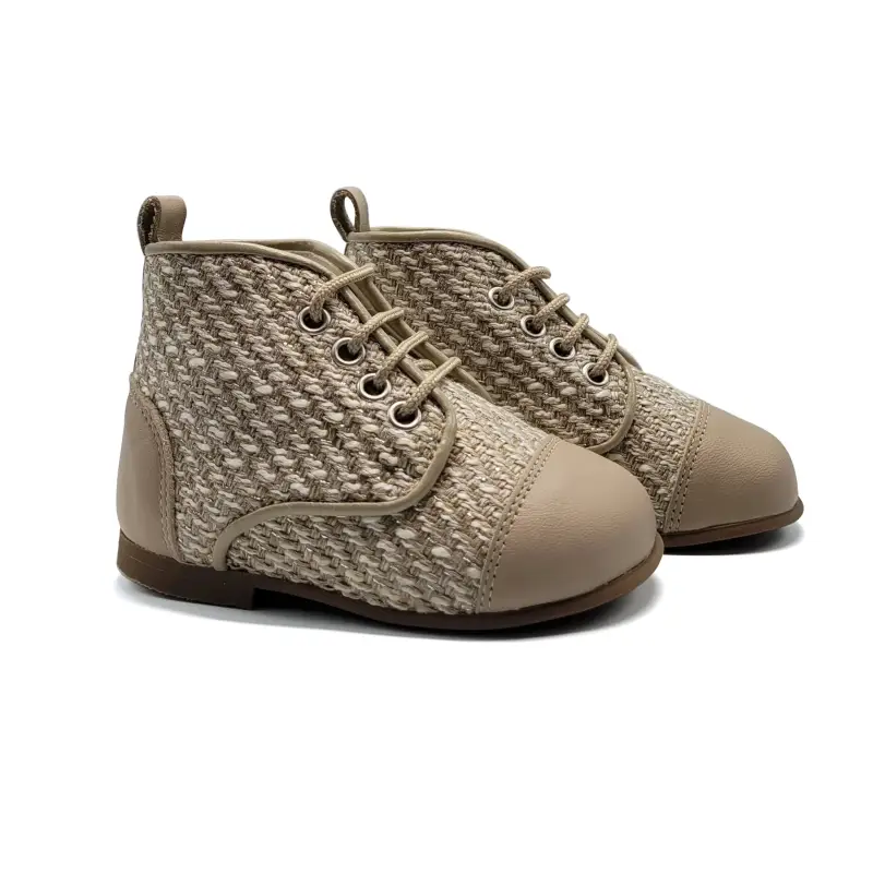 Andanines Taupe Chanel Baby Bootie