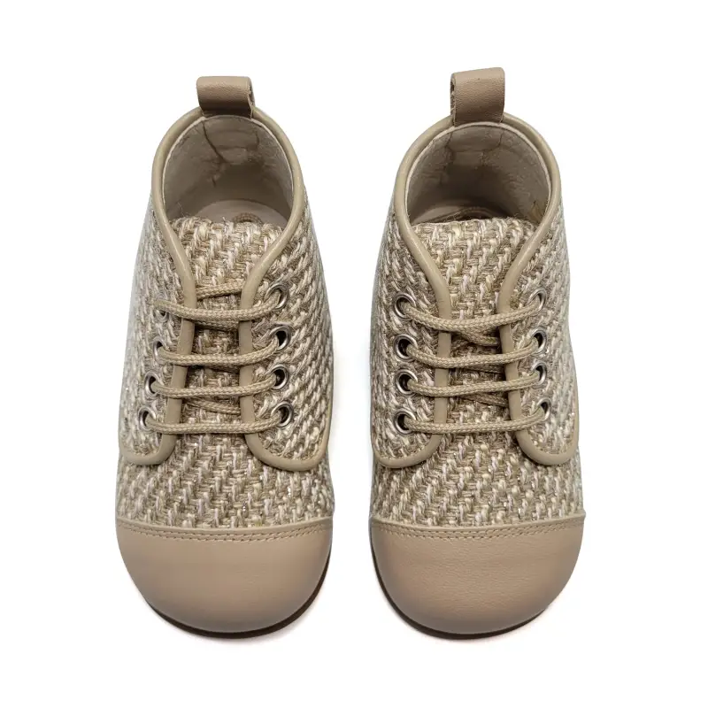 Andanines Taupe Chanel Baby Bootie - Image 2