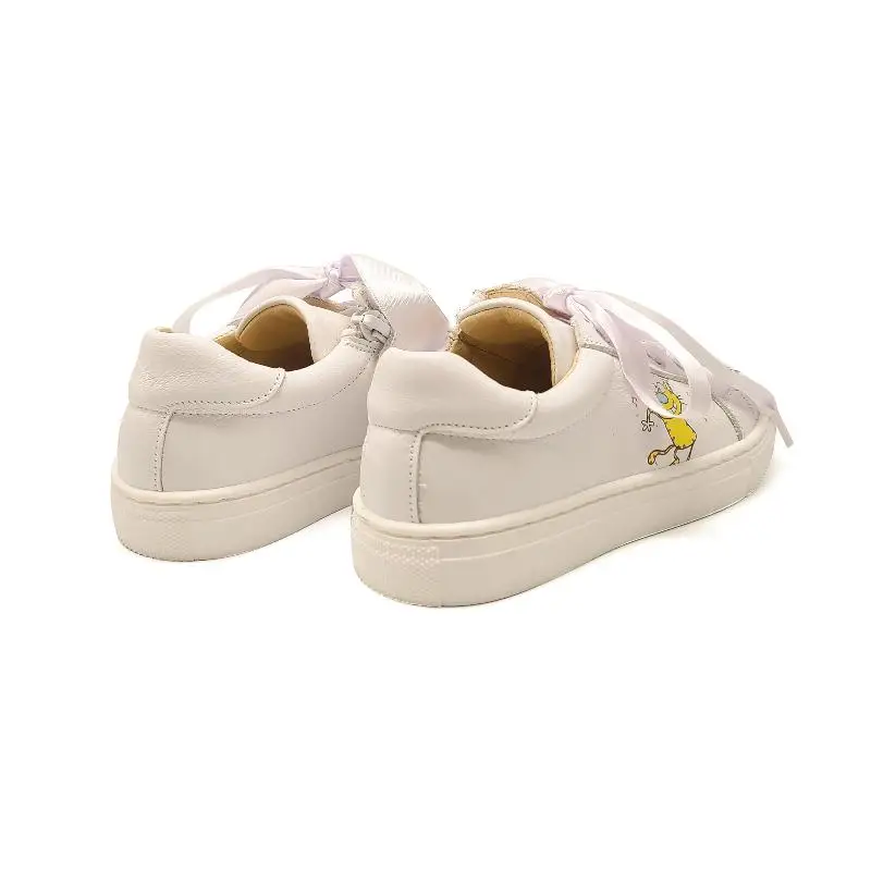 Andanines White Dancing Cats Sneaker - Image 3