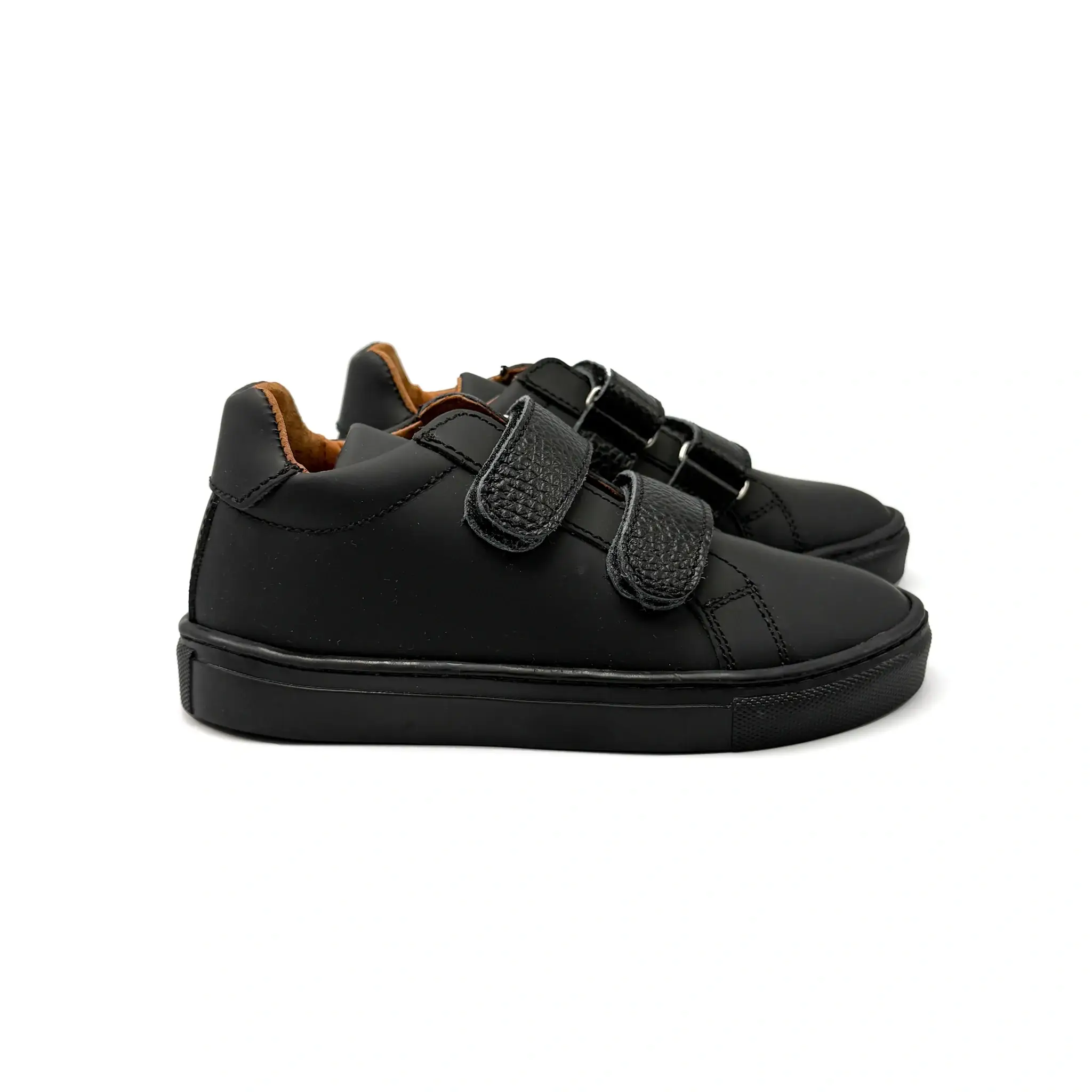 Atlanta Mocassin Black Gum Velcro Sneaker