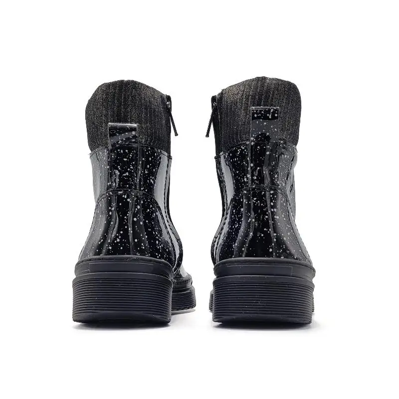 Atlanta Mocassin Black Splash Boot 111C - Image 4