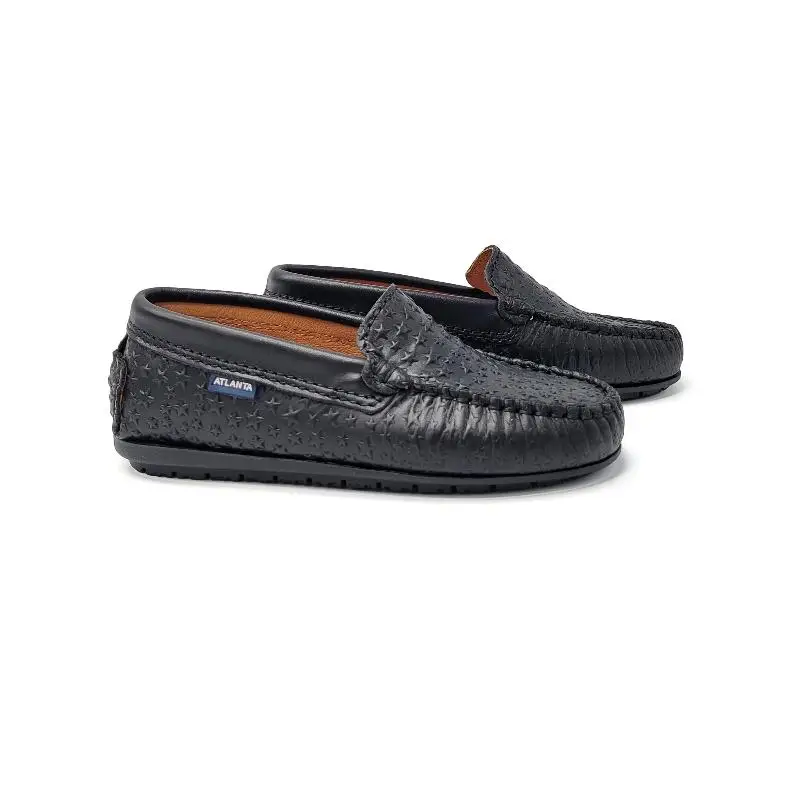 Atlanta Mocassin Black Star Loafer