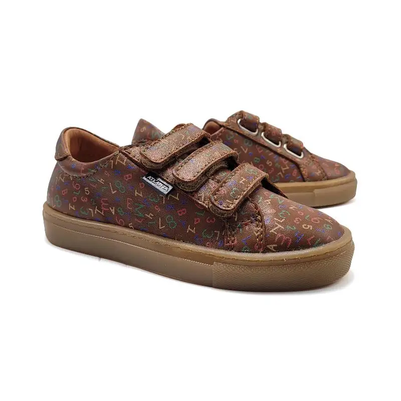 Atlanta Mocassin Camel ABC Velcro Sneaker 523 - Image 2