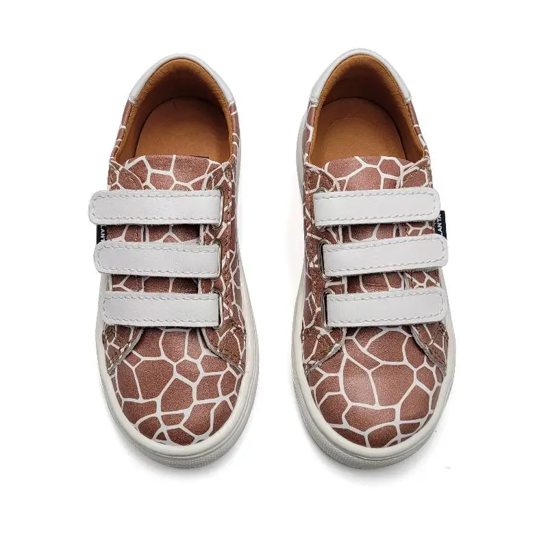 Atlanta Mocassin Giraffe 3 Strap Velcro Sneaker - Image 3