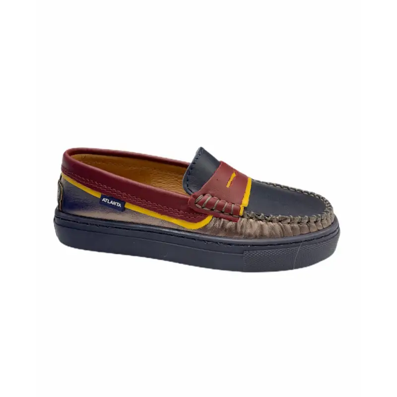 Atlanta Mocassin Navy Bronze Loafer Sneaker