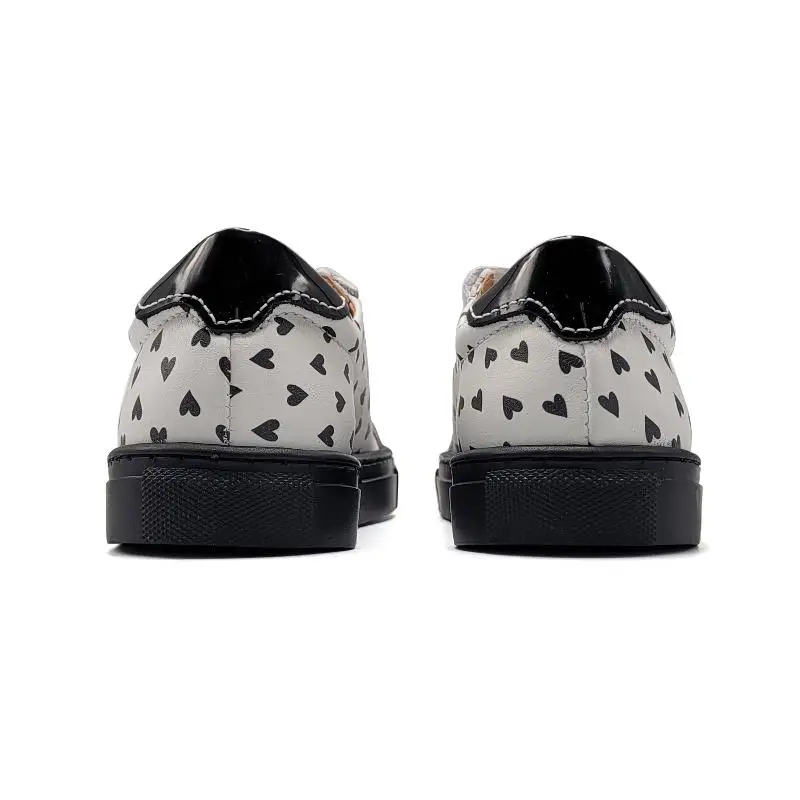 Atlanta Mocassin White Heart 3 Strap Sneaker 523 - Image 4