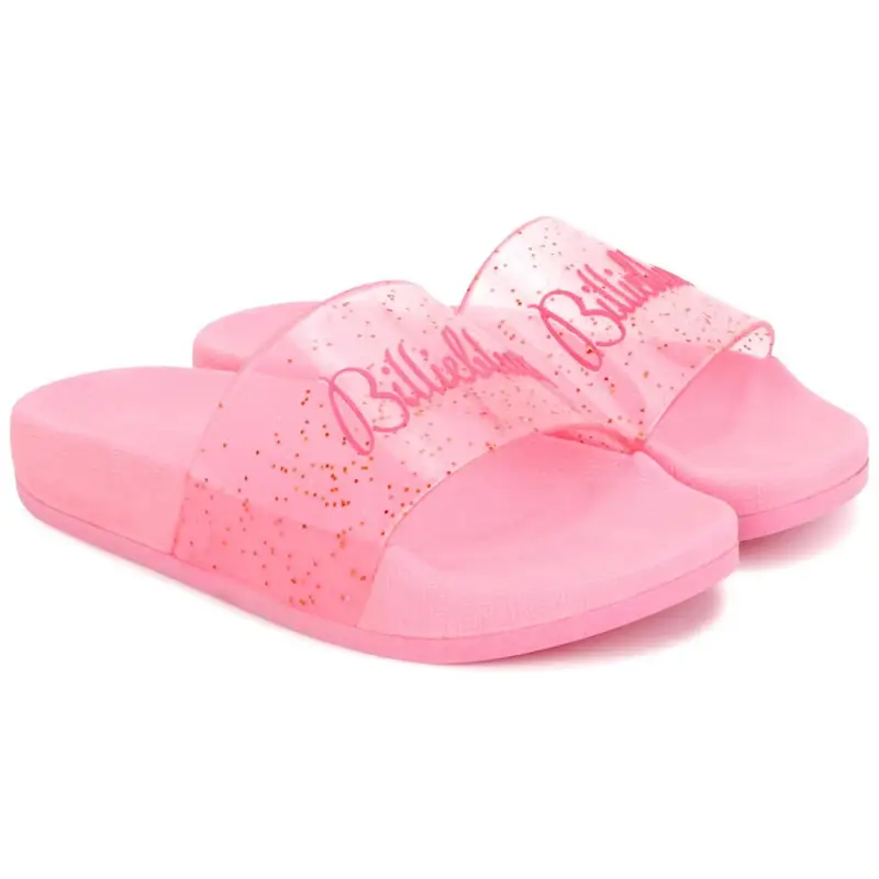 Billie Blush Pink Glitter Slide 19344