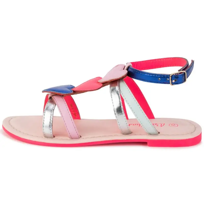 Billieblush Colorful Hearts Strappy Sandal - Image 4