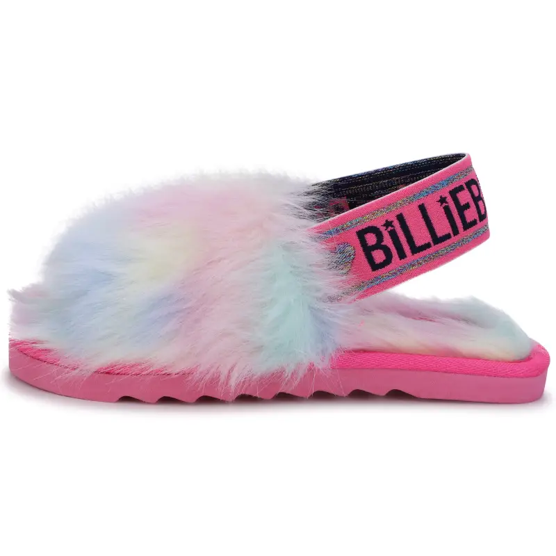 BillieBlush Rainbow Fuzzy Slipper U19331 - Image 3