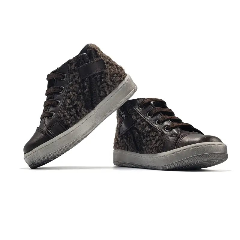 Blublonc Hunter Cedar Brown Fur Sneaker - Image 3