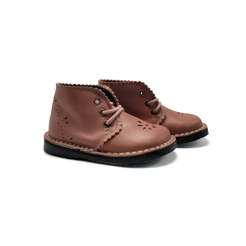 Blublonc Maura Rose Mauve Baby Bootie