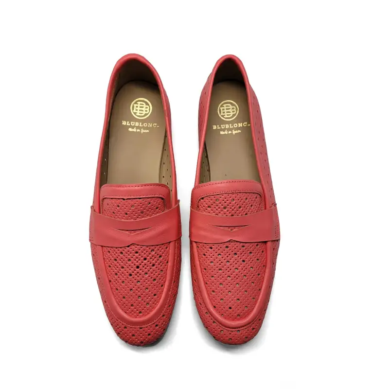 Blublonc Maya Coral Perf Loafer - Image 2