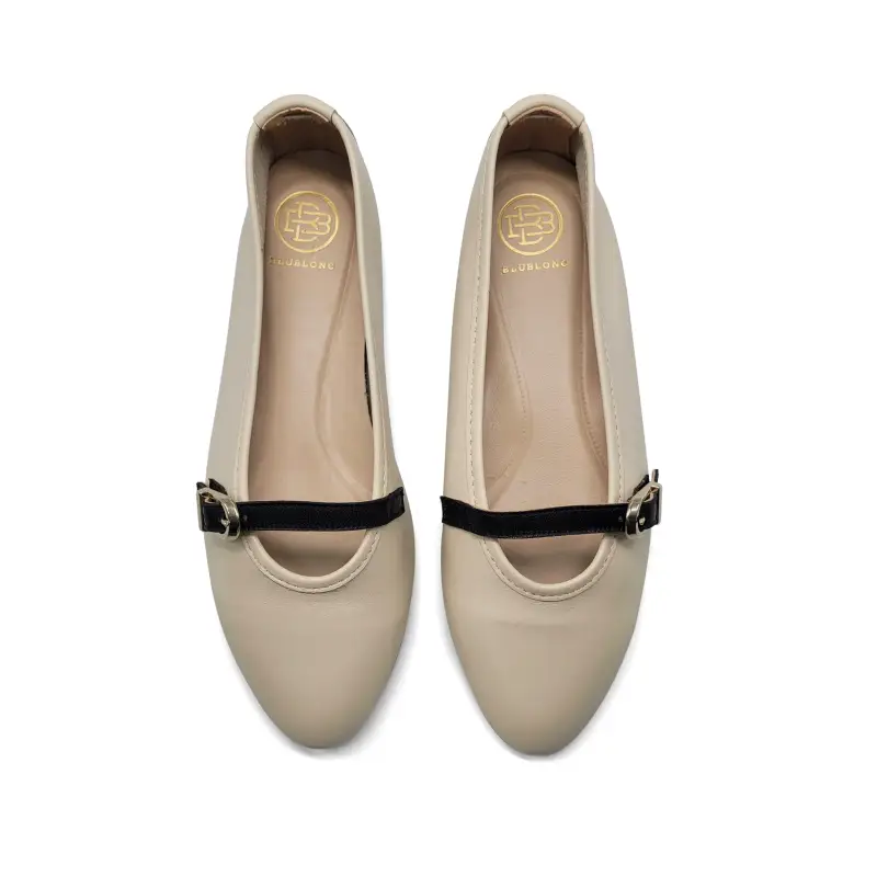 Blublonc Natalie Off White Slip on - Image 2