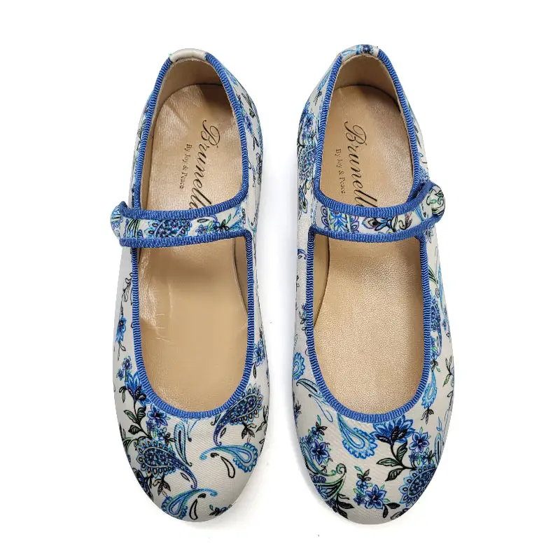 Brunellis Cobalt Blue Floral Mary Jane - Image 2