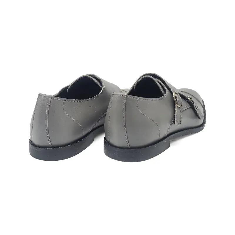 Brunellis Grey Monk Dress Shoe - Image 3