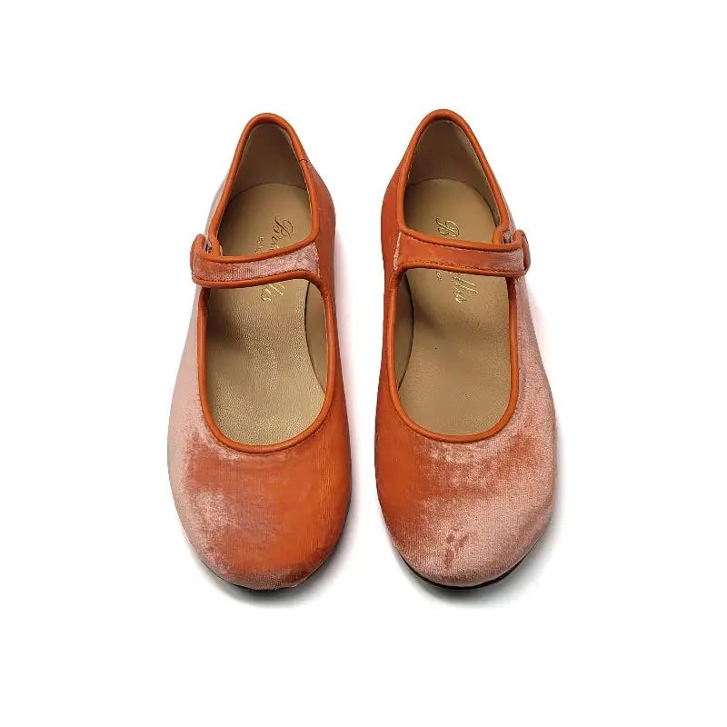 Brunellis Melon Velvet Mary Jane S-21 - Image 3