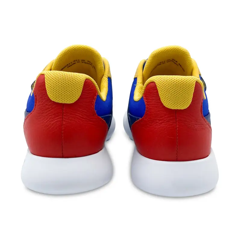 Camper Blue and Yellow Velcro Drift Sneaker - Image 2