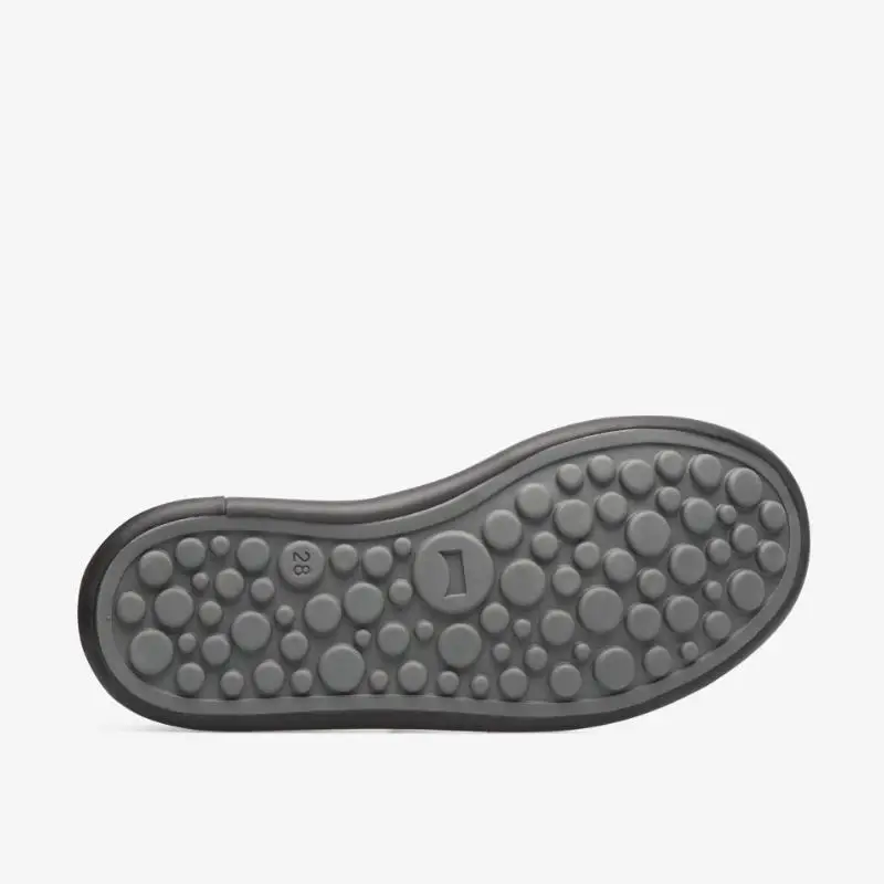 Camper Black Leather Double Velcro Low Cut Sneaker - Image 4