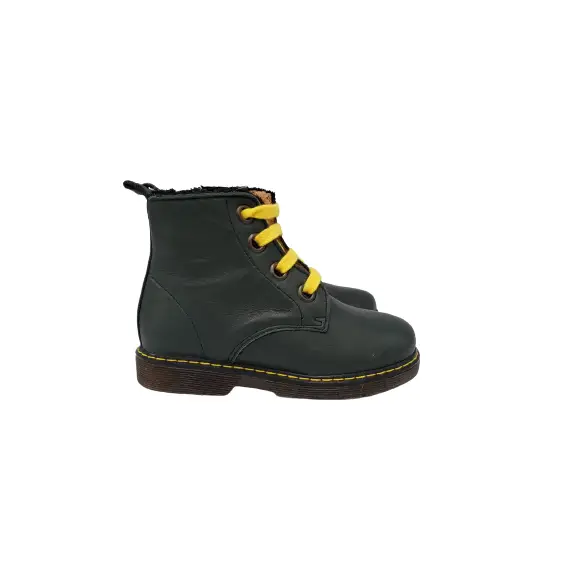 Confetti Green Yellow Combat Boot - Image 3