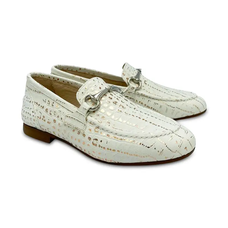 Confetti Rose Gold Ivory Chain Slip On