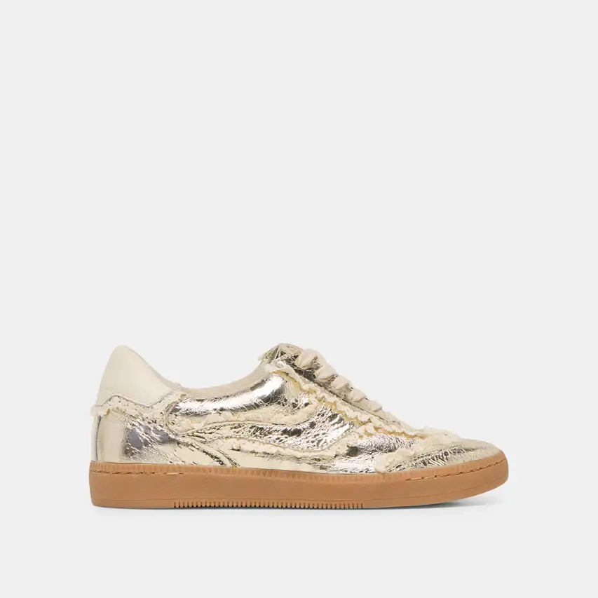 Dolce Vita Notice Platinum Gold Lace Sneaker - Image 2