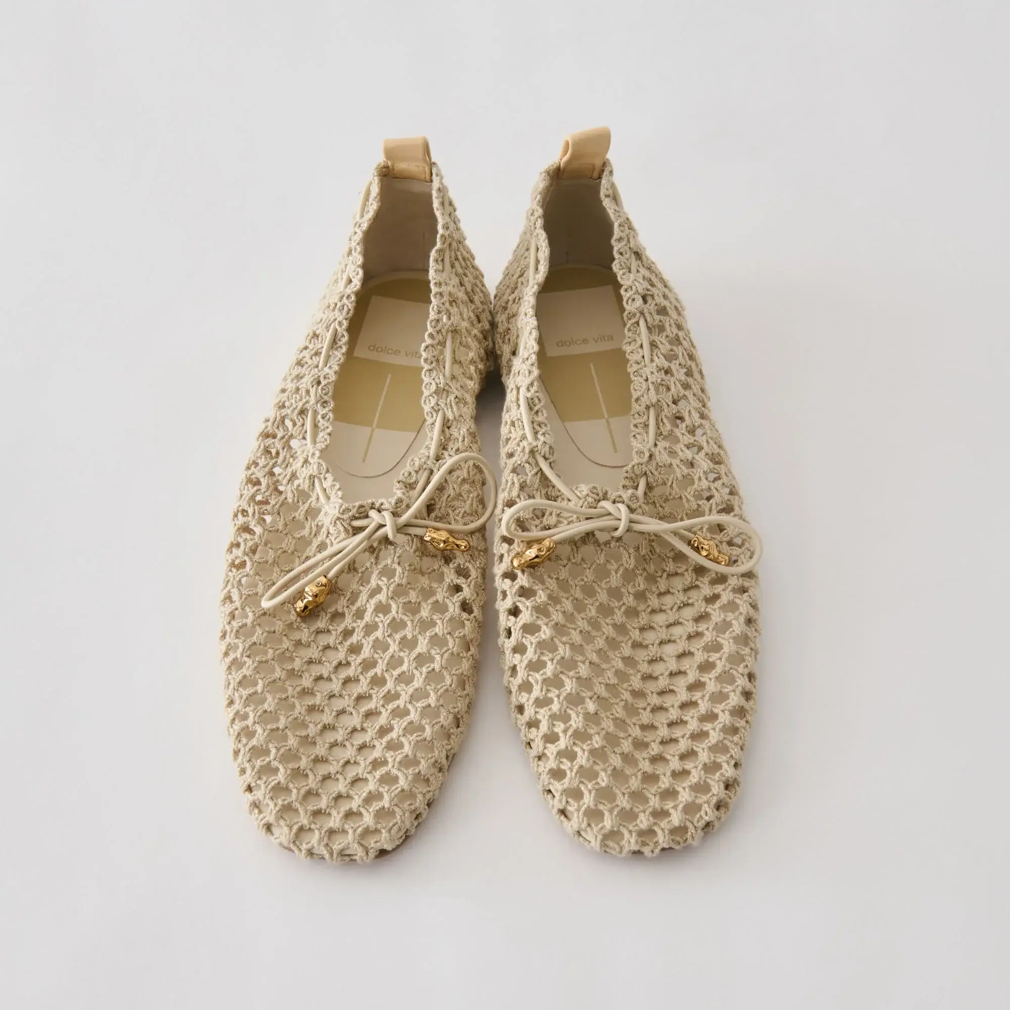 Dolce Vita Oatmeal Crochet Slip On - Image 3