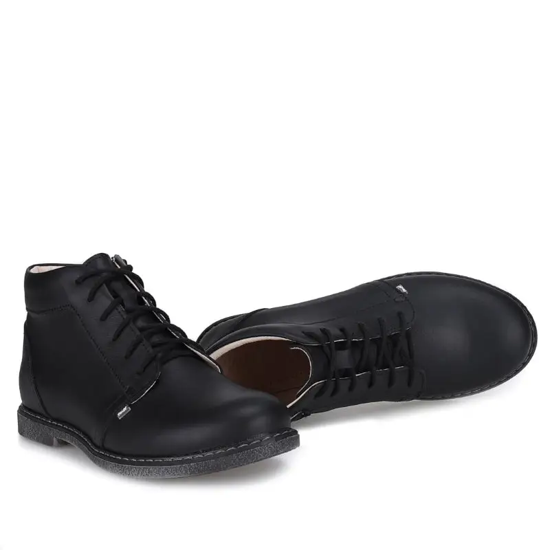 Emel Black Leather Bootie - Image 4