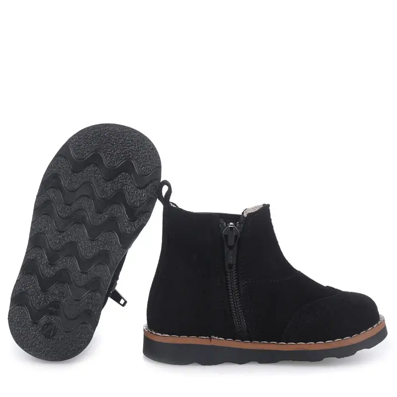 Emel Black Suede Bootie 2733 - Image 3