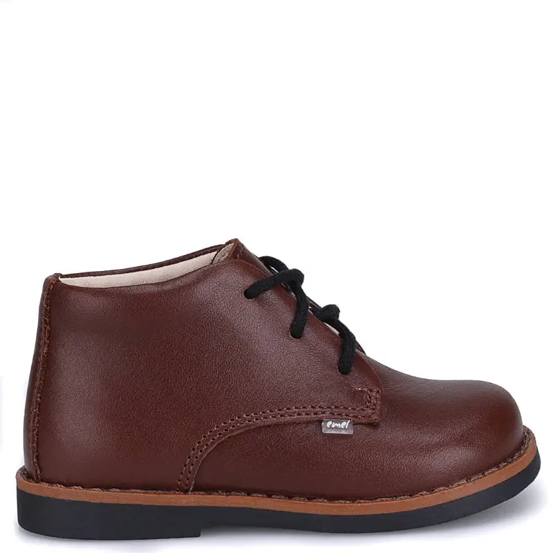 Emel Chocolate Brown Toddler Bootie E2412 - Image 4