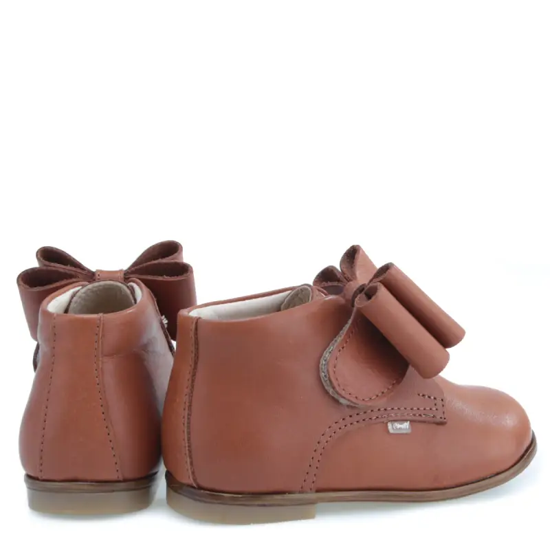 Emel Cognac Velcro First Walker - Image 4