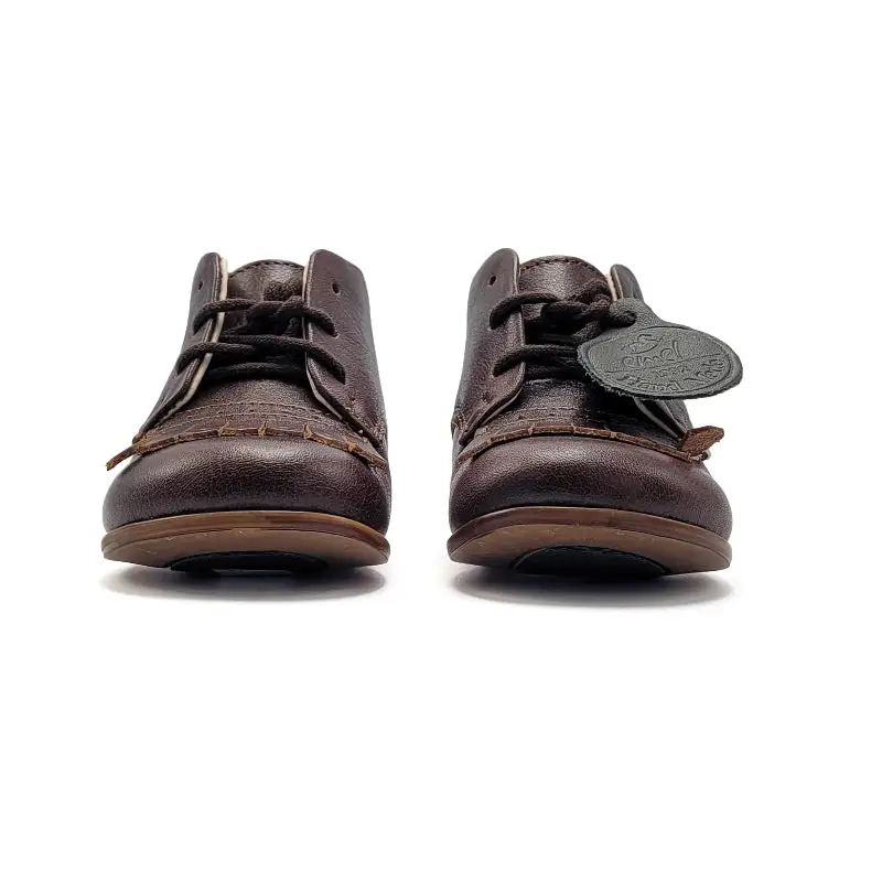 EMEL Dark Brown Fringe Toddler Bootie E1426 - Image 3