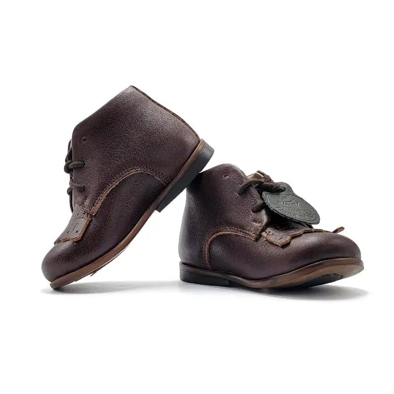 EMEL Dark Brown Fringe Toddler Bootie E1426 - Image 5
