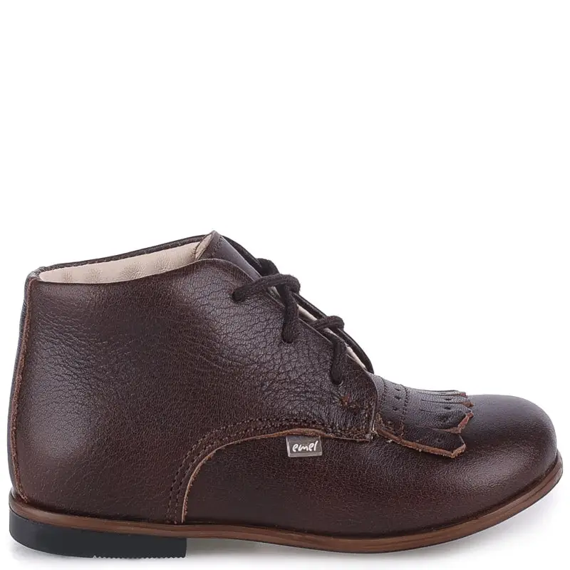 EMEL Dark Brown Fringe Toddler Bootie E1426 - Image 9