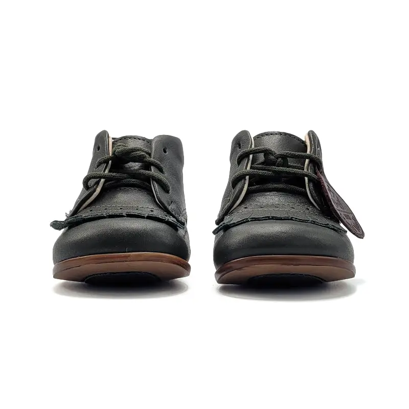 EMEL Hunter Green Fringe Toddler Bootie E1426 - Image 2