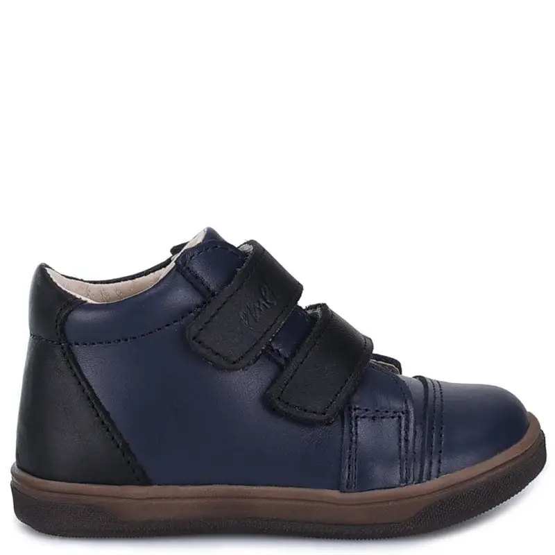 Emel Navy & Black Velcro High Top Sneaker 2675 - Image 3