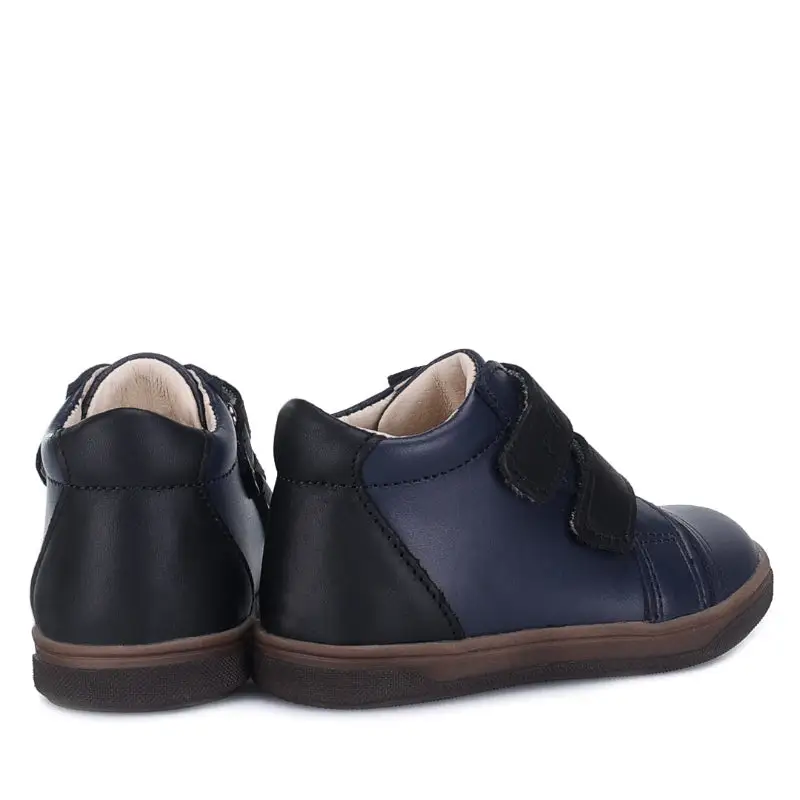 Emel Navy & Black Velcro High Top Sneaker 2675 - Image 4