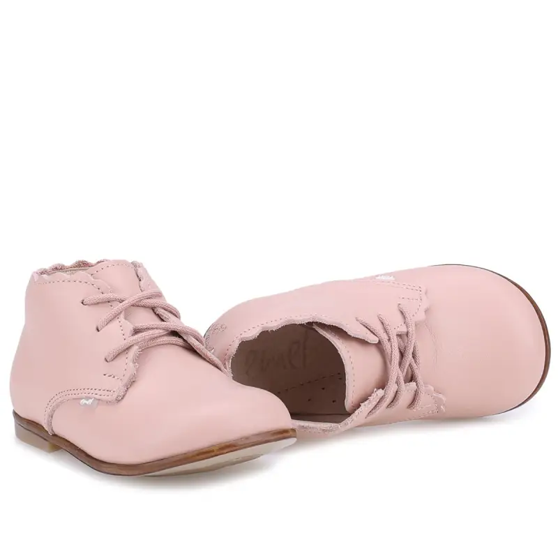 Emel Nude Pink Flower Toddler Shoe 1440 - Image 2