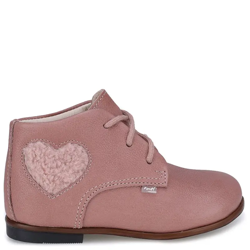 Emel Pebbled Pink First Walker Bootie - Image 4