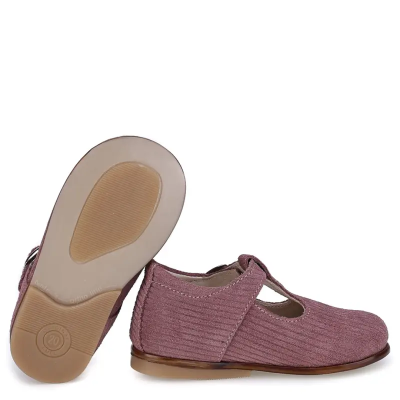 Emel Rose Corduroy T-strap Toddler Mary Jane - Image 3
