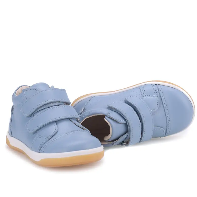 Emel Sky Blue Velcro Toddler Sneaker 2675 - Image 2