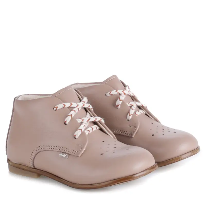 Emel Stone Taupe Lace Toddler Shoe E1426 - Image 2